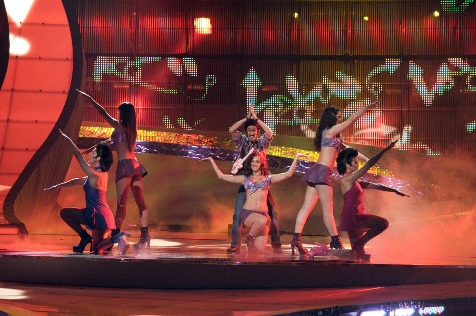 Ensayo final del Chiki Chiki en 'Eurovisión 2008'