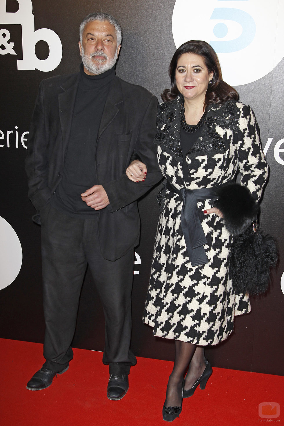 Adolfo Fernández y Luisa Martín en el estreno de 'B&b, de boca en boca'