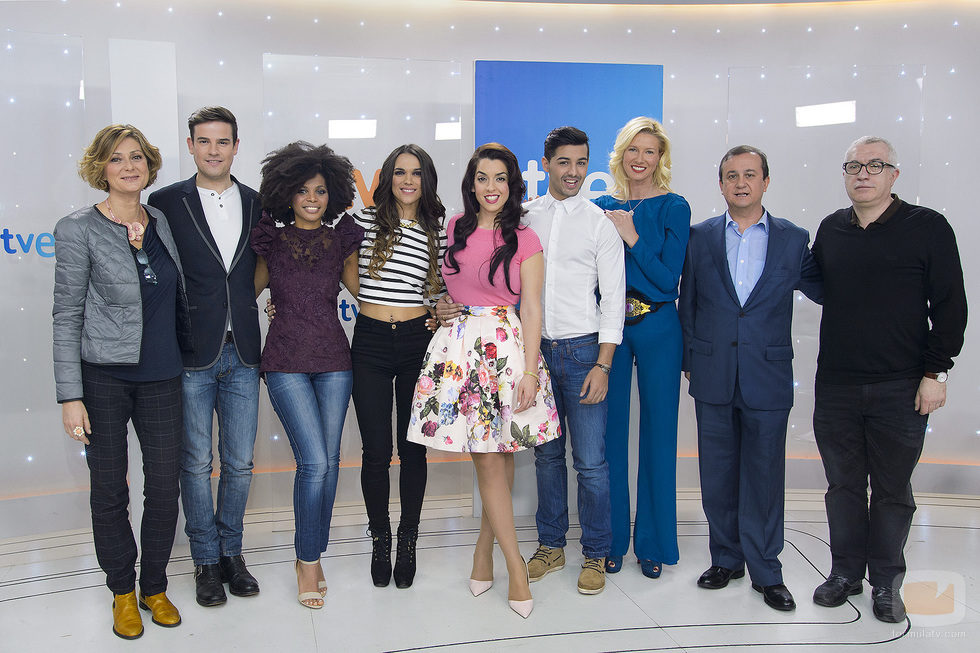 La familia al completo de la gala 'Mira quién va a Eurovisión'