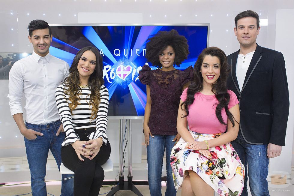 Los cinco candidatos para representar a España en el 'Festival de Eurovisión 2014'