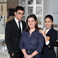 César Mateo, Luisa Martín y Sara Sálamo en 'B&b, de boca en boca'