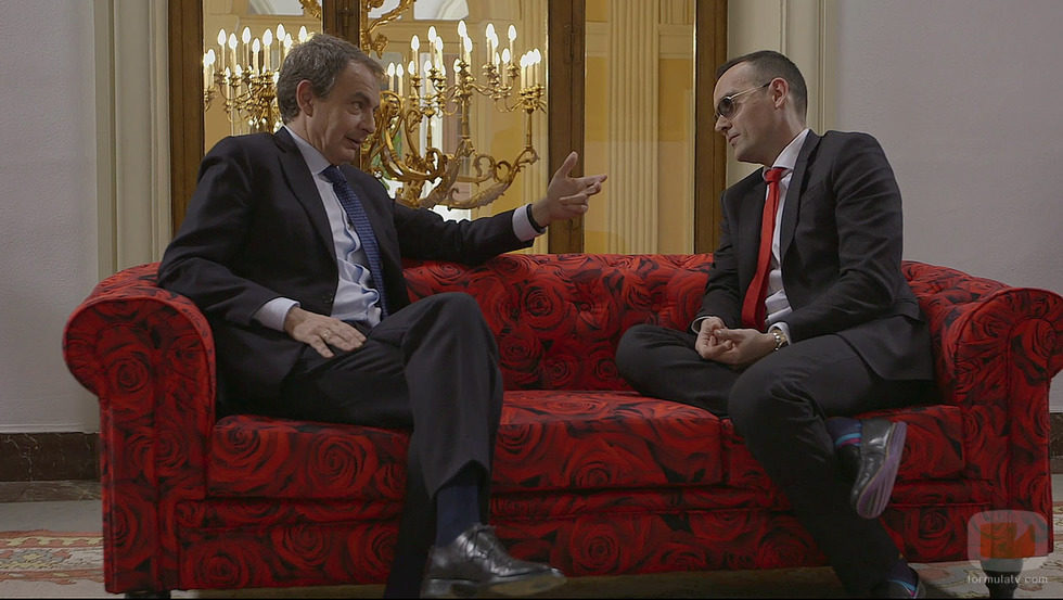 José Luis Rodríguez Zapatero conversa con Risto Mejide en 'Viajando con Chester'