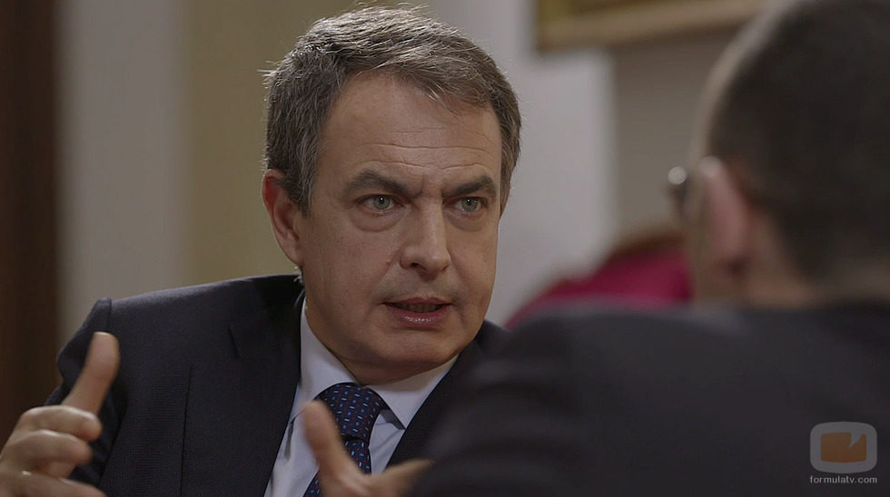 Zapatero en el primer programa de Viajando con Chester'