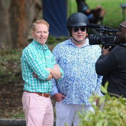 Jesse Tyler Ferguson y Eric Stonestreet de rodaje en Australia
