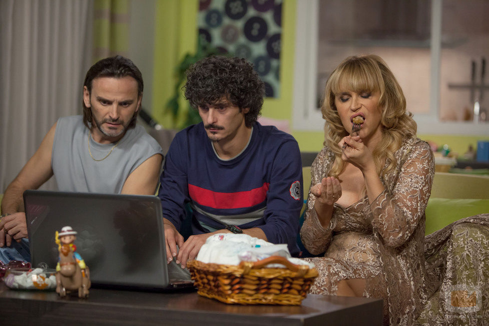 Fermín, Javi y Estela en 'La que se avecina'