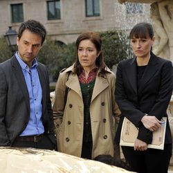 Martín, Laura y Lydia en 'Los misterios de Laura'
