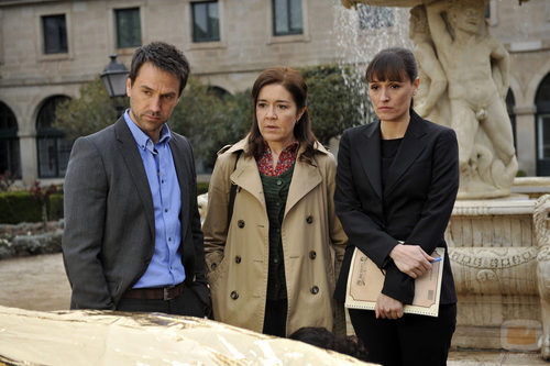 Martín, Laura y Lydia en 'Los misterios de Laura'