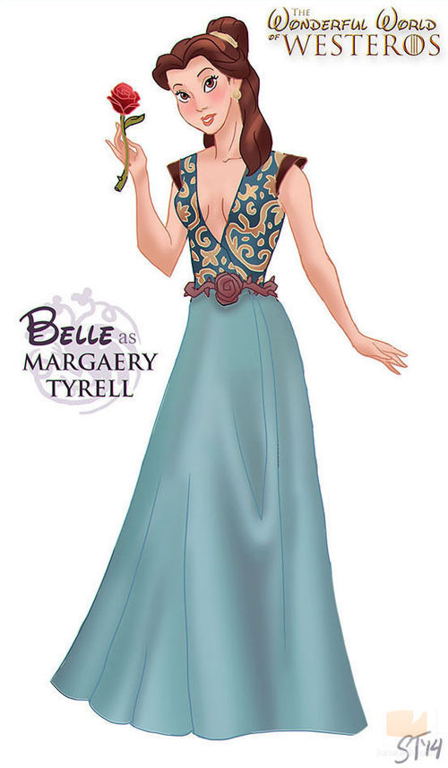 La princesa Bella como Maraery Tyrell, de 'Juego de tronos'