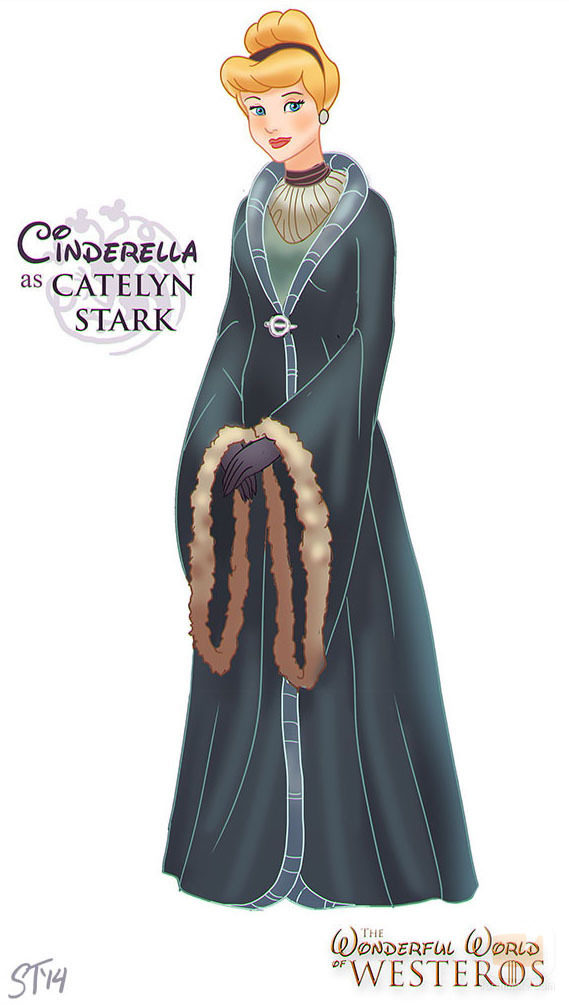 Cenicienta como Catelyn, de 'Juego de tronos'