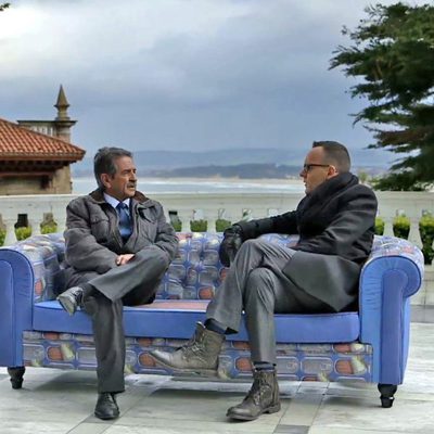 Miguel Ángel Revilla conversa con Risto Mejide en 'Viajando con Chester'
