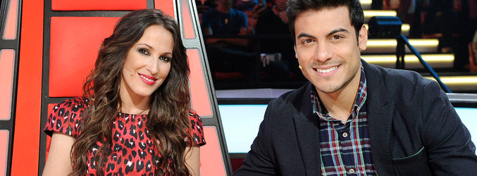 Malú y Carlos Rivera en las batallas de 'La voz kids'