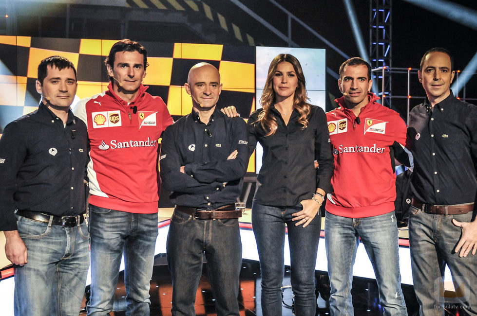 Todo el equipo de la 'Fórmula 1 2014'