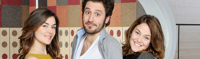 Marta Nieto, Álex Gadea y Teresa Hurtado de Ory en 'Ciega a citas'