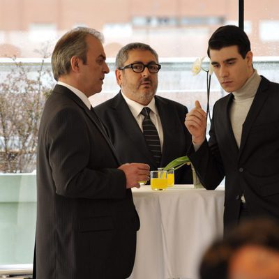 Javier Lago, David Muro y Javier Calvo en 'Los misterios de Laura'