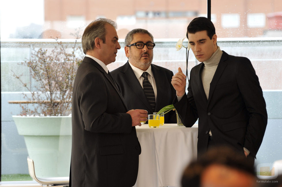 Javier Lago, David Muro y Javier Calvo en 'Los misterios de Laura'