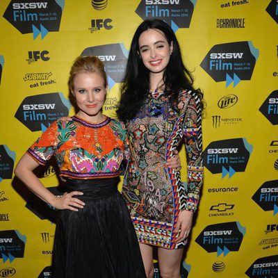Kristen Bell y Krysten Ritter en el preestreno de 'Veronica Mars'