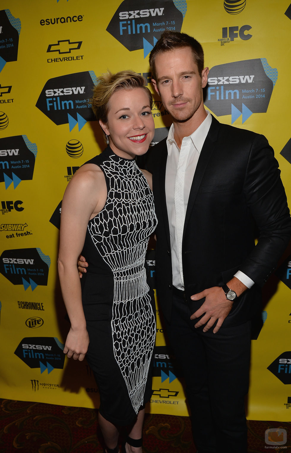 Tina Majorino y Jason Dohring en el preestreno de 'Veronica Mars'