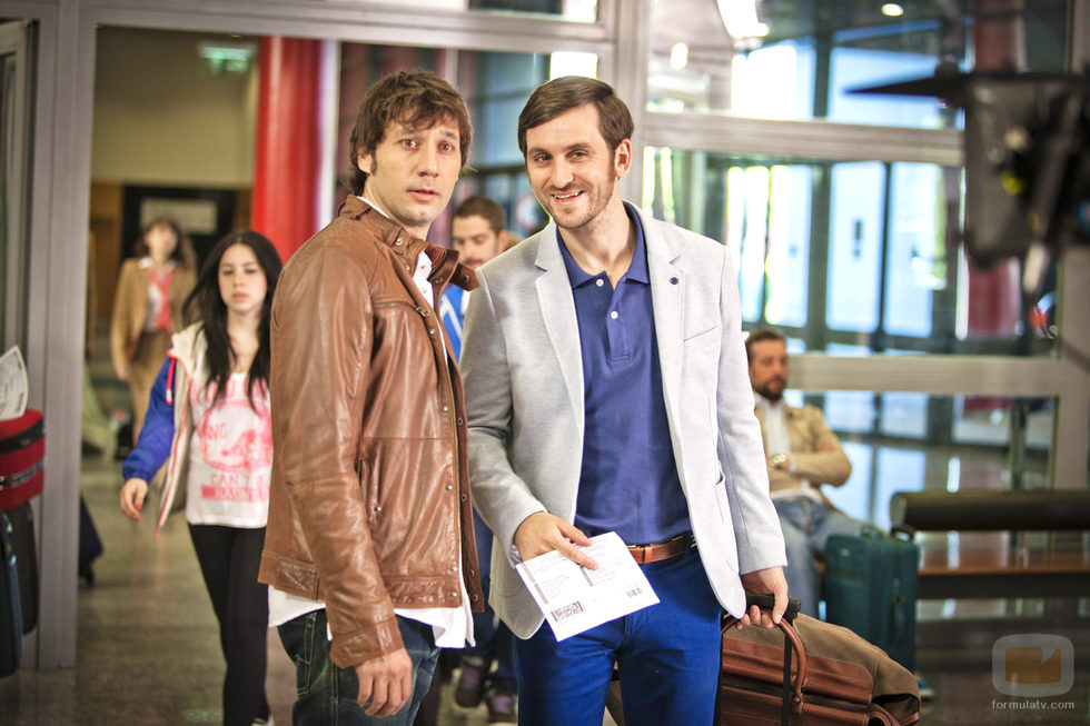 Ángel y Jorge en la tercera temporada de 'Con el culo al aire'