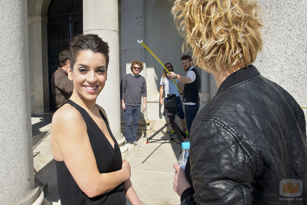 Ruth Lorenzo contenta con la grabación de su postal para Eurovisión 2014