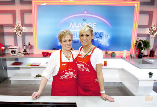 Luján Argüelles y su madre en 'Mi madre cocina mejor que la tuya'