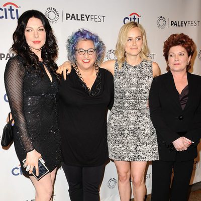 Laura Prepon, Jenji Kohan, Taylor Schilling y Kate Mulgrew en el PaleyFest 2014