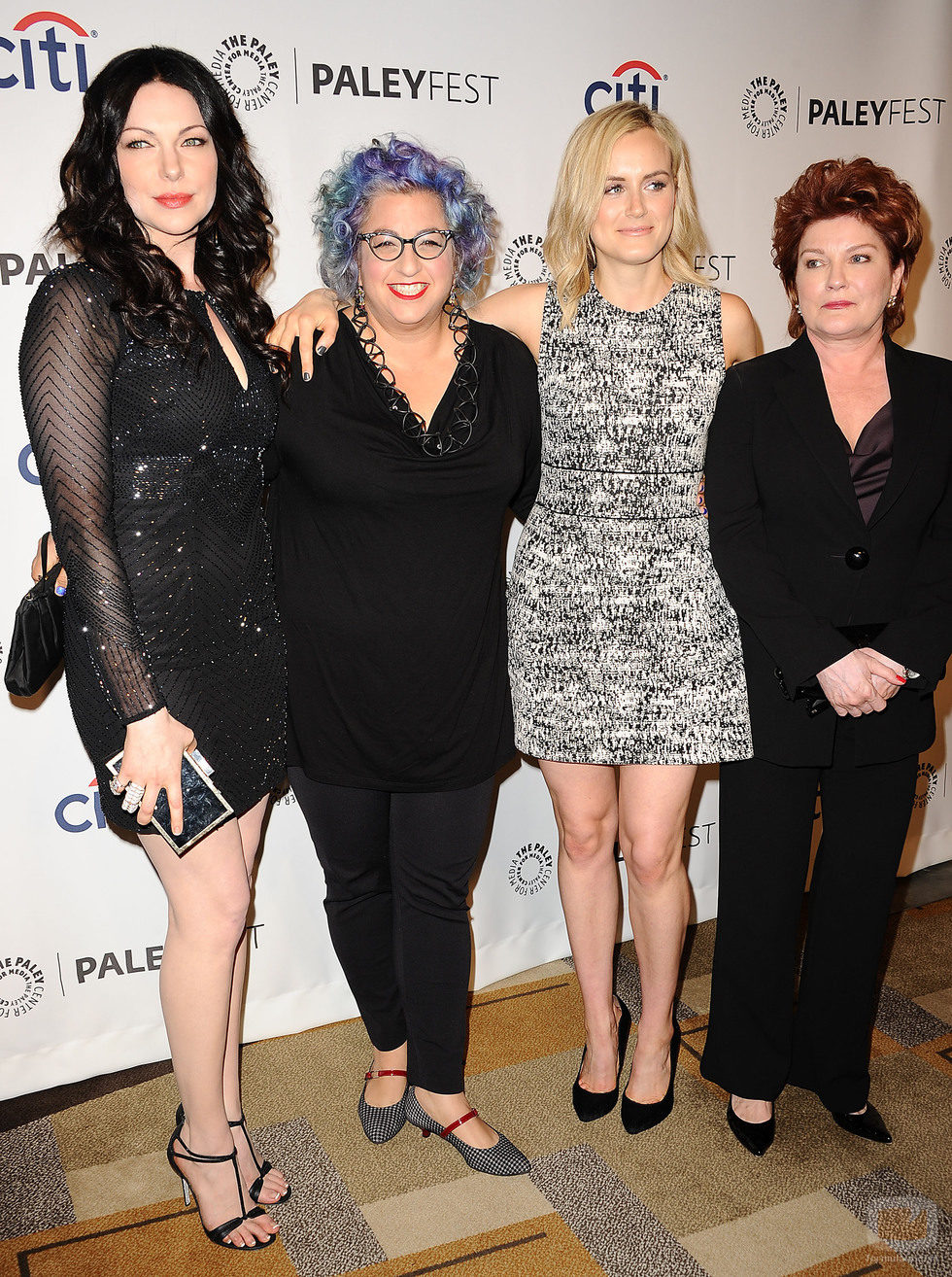 Laura Prepon, Jenji Kohan, Taylor Schilling y Kate Mulgrew en el PaleyFest 2014