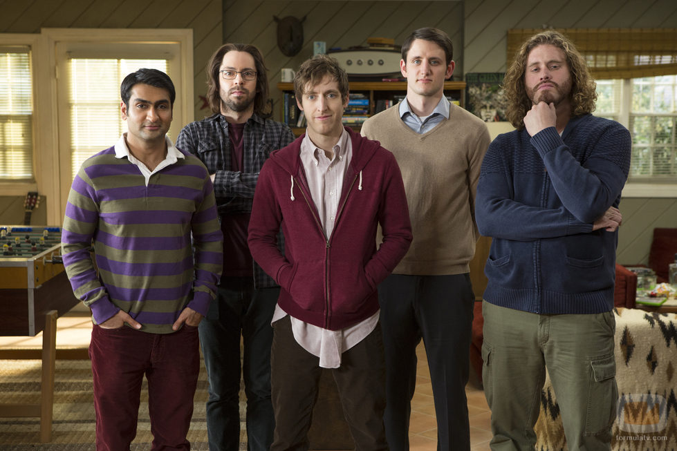 Los protagonistas de 'Silicon Valley'