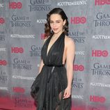 Emilia Clarke en la premiere de la cuarta temporada de 'Juego de tronos'