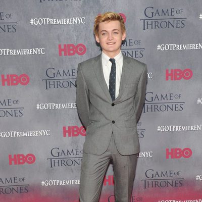 Jack Gleeson en la premiere de la cuarta temporada de 'Juego de tronos'