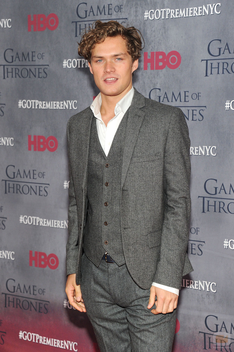 Finn Jones en la premiere de la cuarta temporada de 'Juego de tronos'
