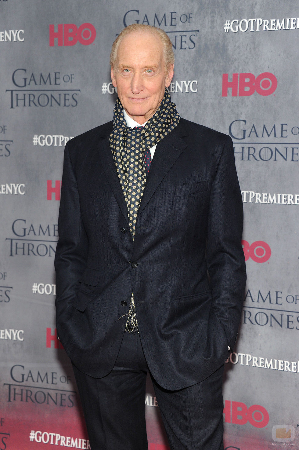 Charles Dance en la premiere de la cuarta temporada de 'Juego de tronos'