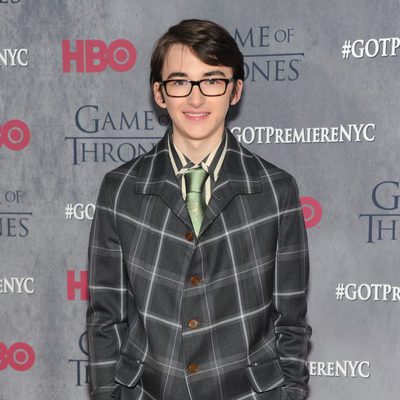 Isaac Hempstead-Wright en la premiere de la cuarta temporada de 'Juego de tronos'