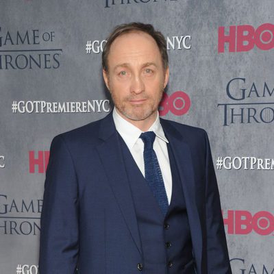 Michael McElhatton en la premiere de la cuarta temporada de 'Juego de tronos'