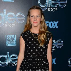 Heather Morris en la celebración del capítulo 100 de 'Glee'