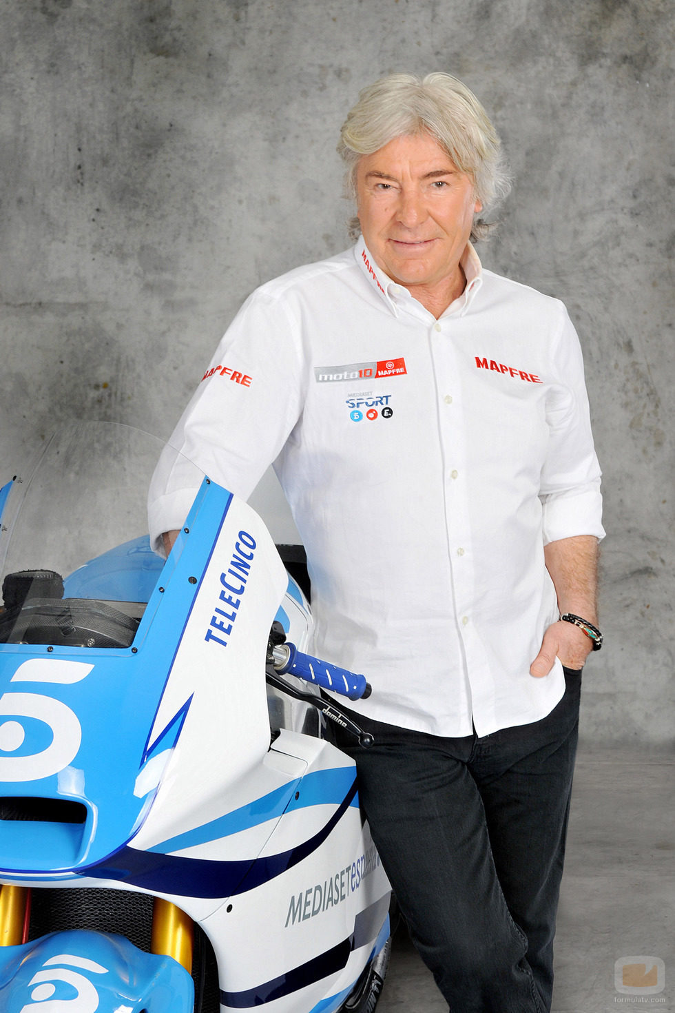 Ángel Nieto en el 'Mundial de MotoGP 2014'