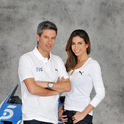 Nico Abad y Melissa Jiménez en el 'Mundial de MotoGP 2014'