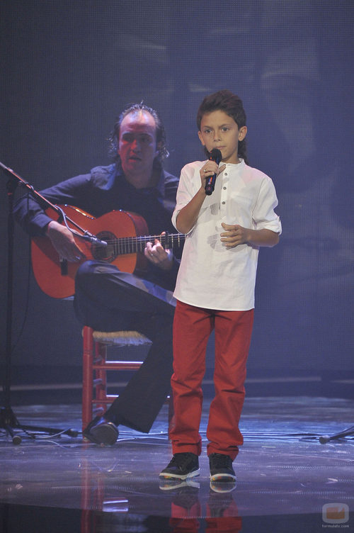 Raúl Vidal en la final de 'La Voz Kids'