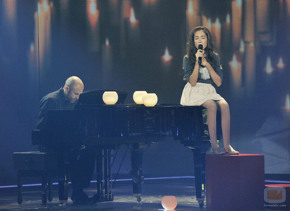 María Parrado canta en la final de 'La Voz Kids'