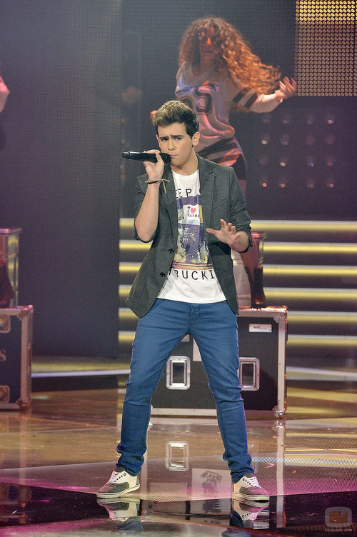 Carlos Weinberg en el último programa de 'La voz kids'