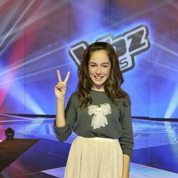 María, ganadora de la primera edición de 'La voz kids'