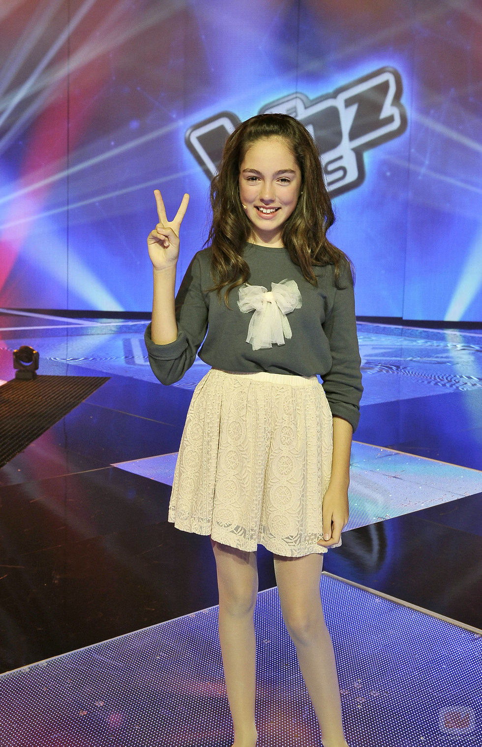María, ganadora de la primera edición de 'La voz kids'