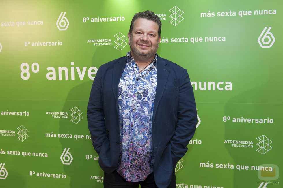 Alberto Chicote en el 8º aniversario de laSexta