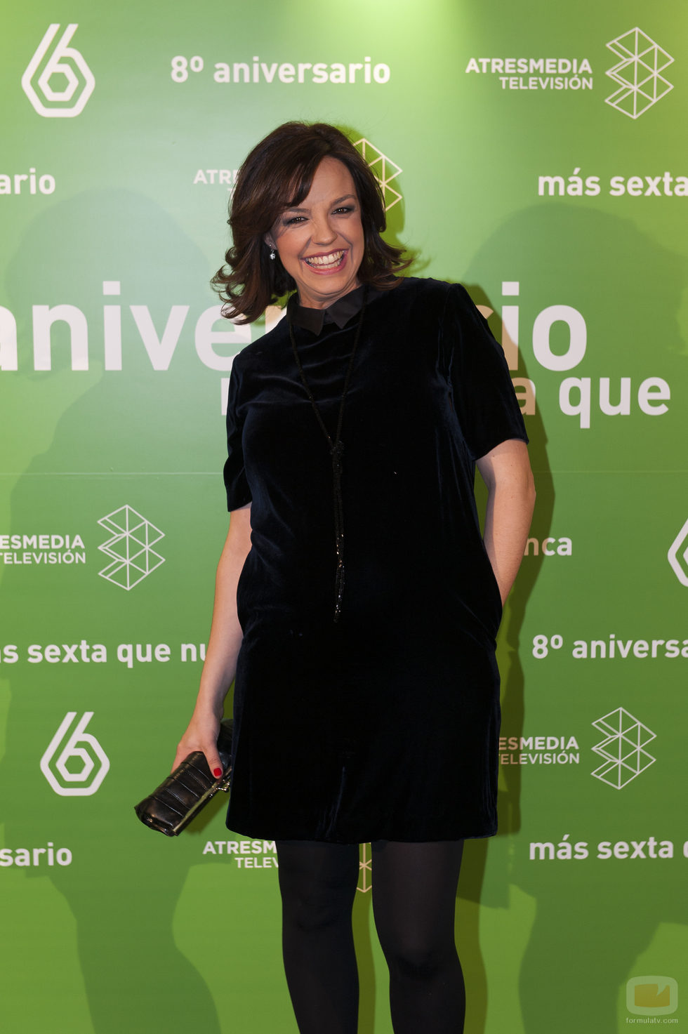 Cristina Villanueva en el 8º aniversario de laSexta