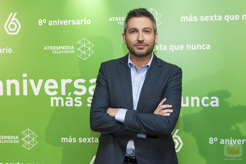 Frank Blanco en el 8º aniversario de laSexta