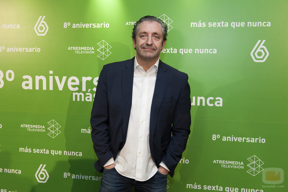 Josep Pedrerol en el 8º aniversario de laSexta