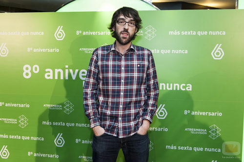 Quique Peinado en el 8º aniversario de laSexta