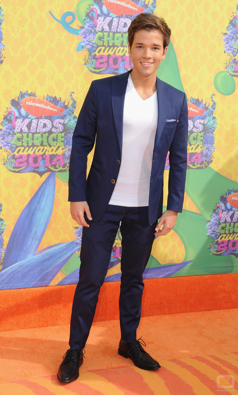 Nathan Kress en los Nickelodeon Kids' Choice Awards 2014