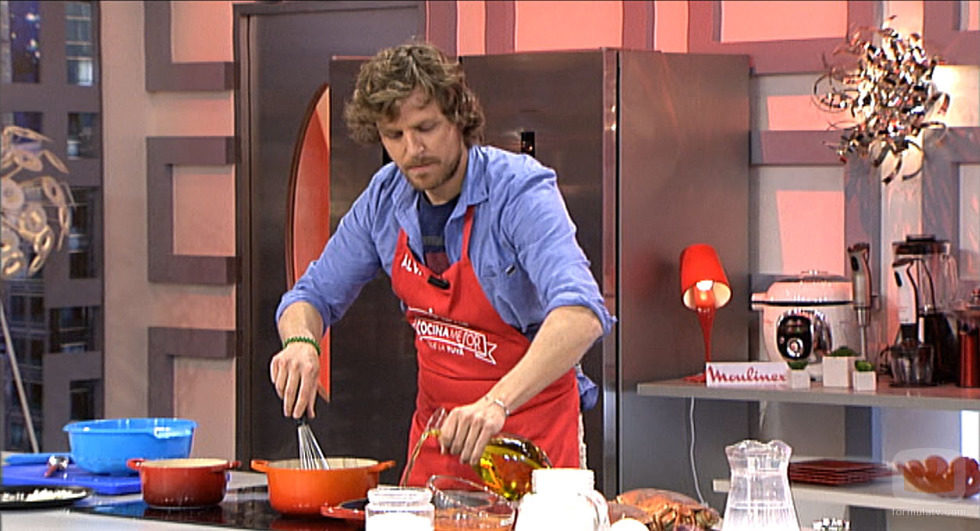 Álvaro de la Lama en 'Mi madre cocina mejor que la tuya'