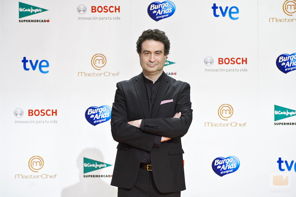 Pepe Rodríguez en la presentación de la segunda edición de 'Masterchef'