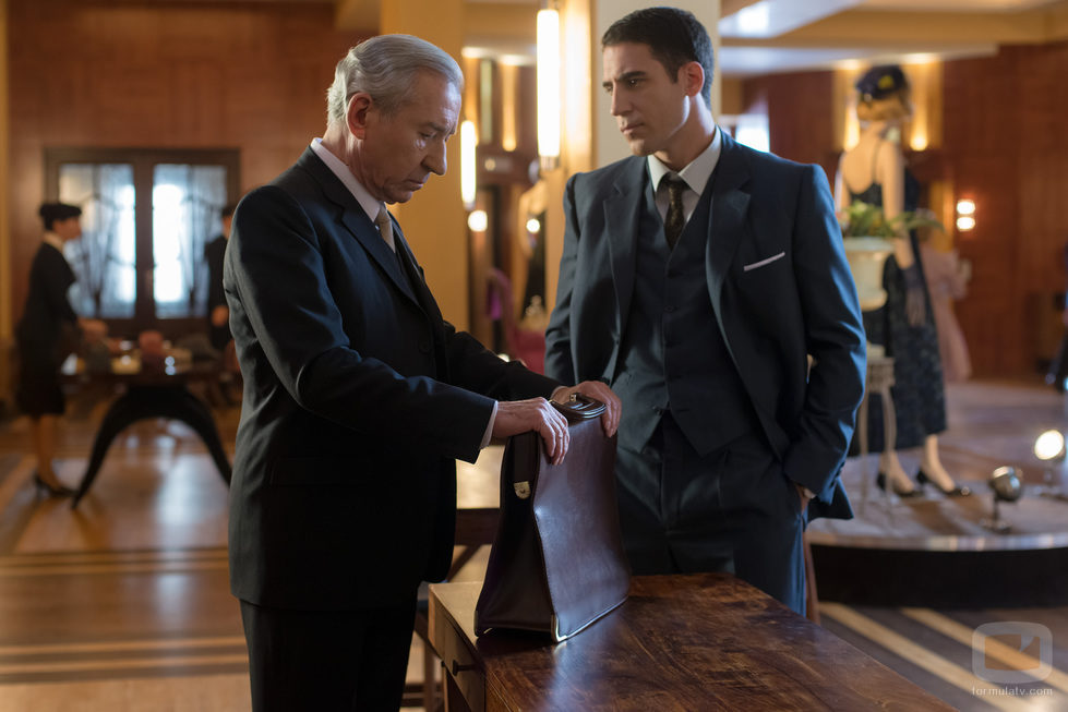 José Sacristán y Miguel Ángel Silvestre en 'Velvet'